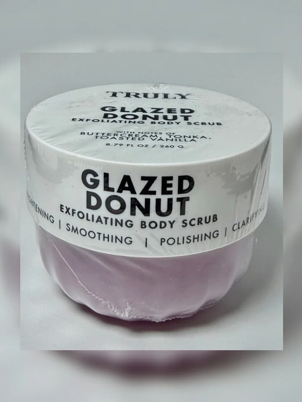 Truly Glazed Donut Exfoliating Body Scrub New
